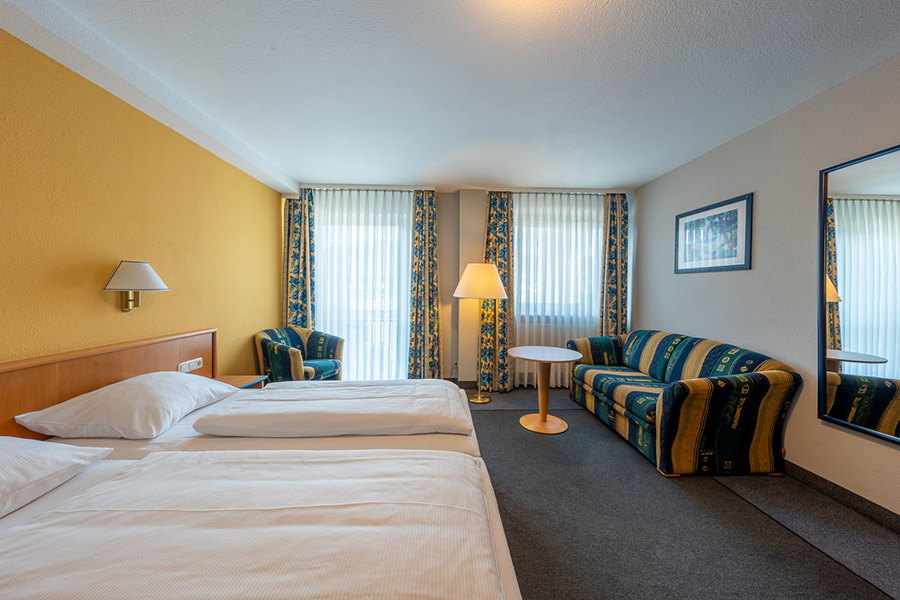 Doppelzimmer Komfort im Hotel Strohofer Geiselwind