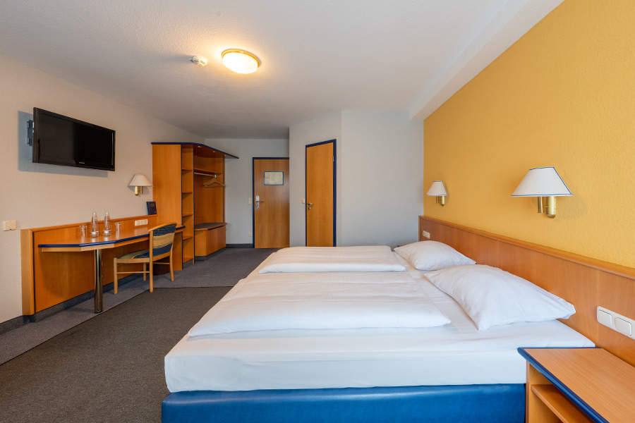 Doppelzimmer Komfort im Hotel Strohofer Geiselwind