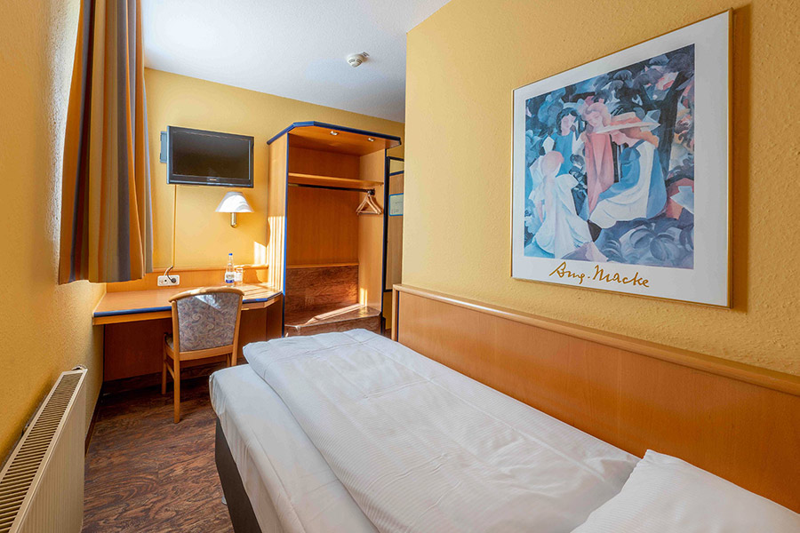 Einzelzimmer im Hotel Strohofer Geiselwind